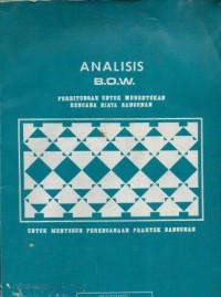 Image of Analisis B.O.W Perhitungan Untuk Menentukan Rencana Biaya Bangunan