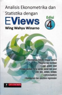 Image of Analisis Ekonometrika dan Statistika dengan Eviews Edisi 4