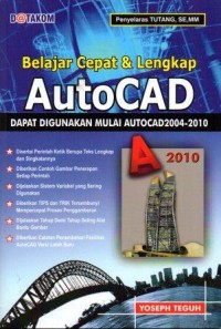 Image of Belajar CepBelajar Cepat dan Lengkap AutoCAD