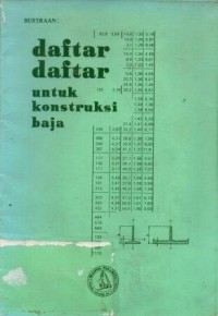 Image of Daftar-Daftar untuk Konstruksi Baja