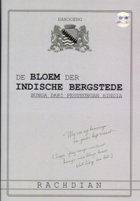 Image of De Bloem Der Indische Bergstede Bunga Dari Pengunungan Hindia