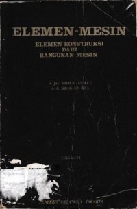 Image of Elemen-Mesin : Elemen Konstruksi Dari Bangunan Mesin Edisi Dua Puluh Satu