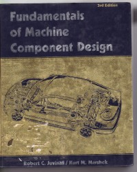 Image of Fundamentals of  machine component Design