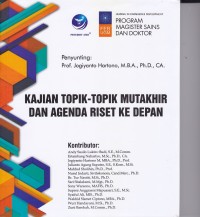 Image of Kajian Topik -Topik Mutakhir dan Agenda Riset ke Depan