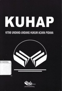 Image of Kitab Undang-Undang Hukum Acara Pidana