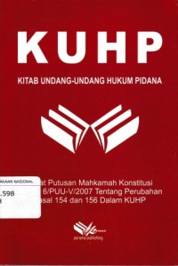 Image of Kitab Undang-Undang Hukum Pidana