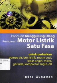 Image of Panduan Menggulung Ulang Kumparan Motor Listrik Satu Fasa (BP)