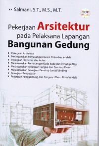 Image of Pekerjaan Arsitektur pada Pelaksana Lapangan Bangunan Gedung
