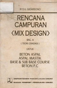 Image of Rencana Campuran (Mix Design)