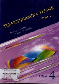Image of Termodinamika Teknik Jilid 2 Edisi Keempat