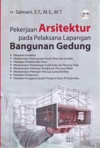 Image of Pekerjaan Arsitektur Pada Pelaksana Lapangan Bangunan Gedung